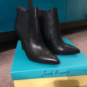 Artelier Nicole Miller Stella wedge bootie.